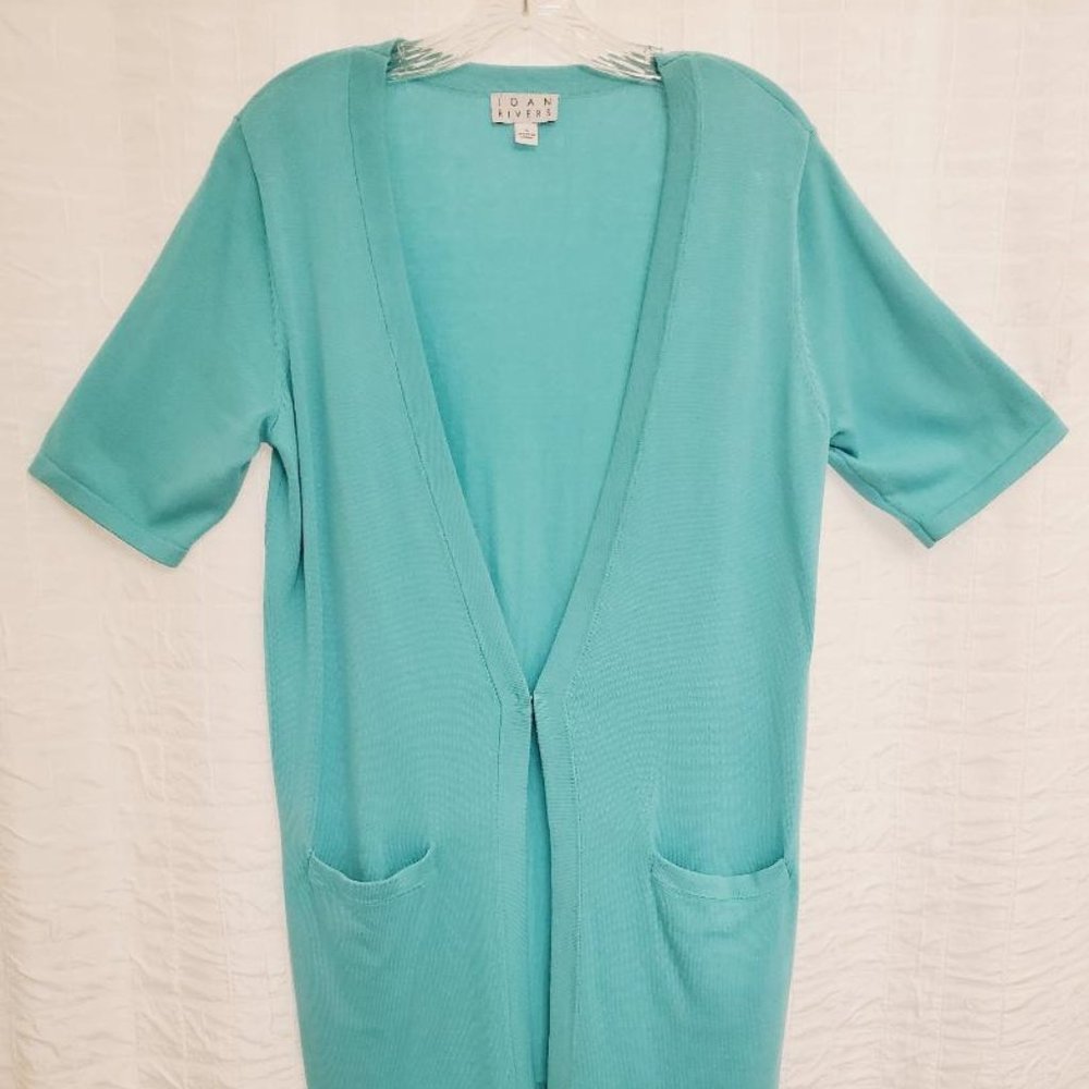 Joan Rivers Cardigan Duster - S